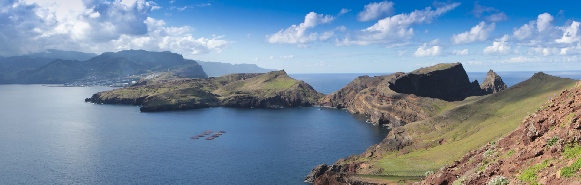 Panorama de la Pointe de São Lourenço