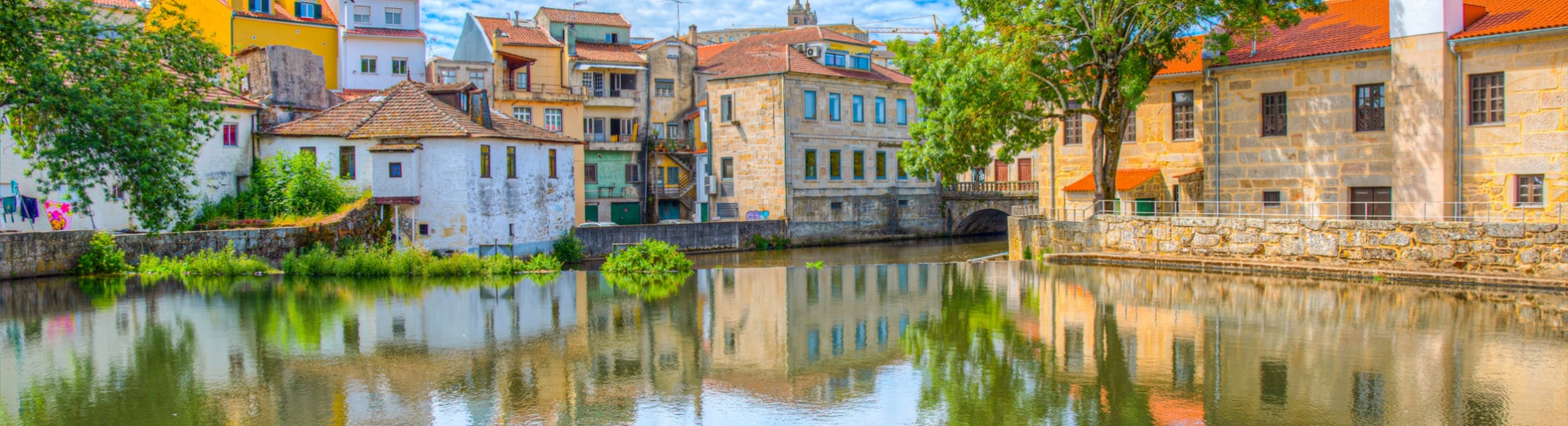 Vieille ville de Viseu au Portugal