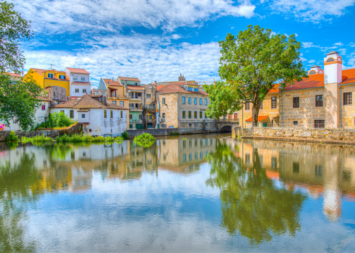 Vieille ville de Viseu au Portugal