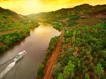 Coucher de soleil sur le Douro