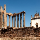 Temple de Diane à Evora, Portugal