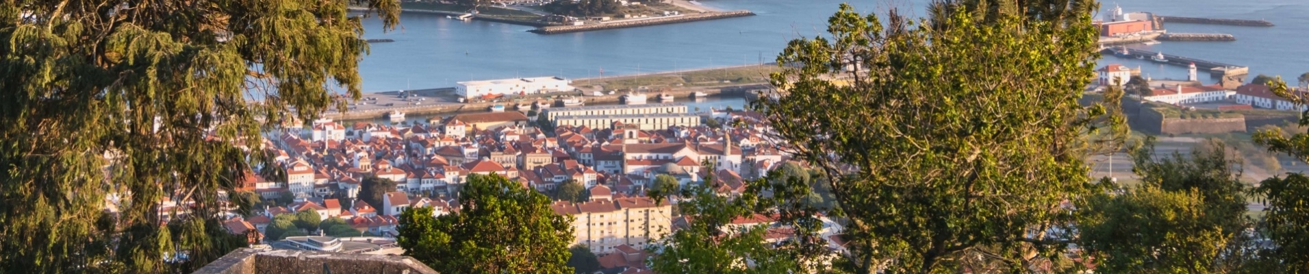 Vue aérienne de Viana do Castelo