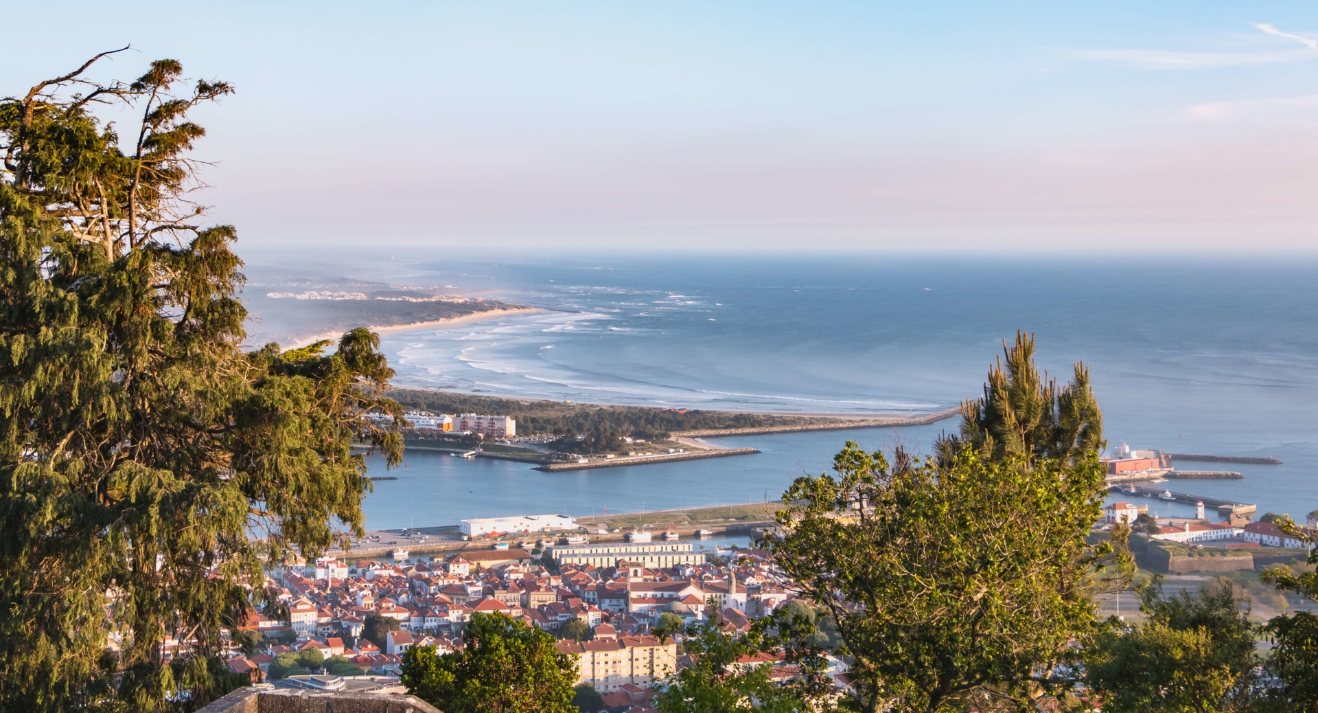 Vue aérienne de Viana do Castelo