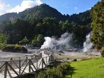 Fumerolles de la lagoa das furnas