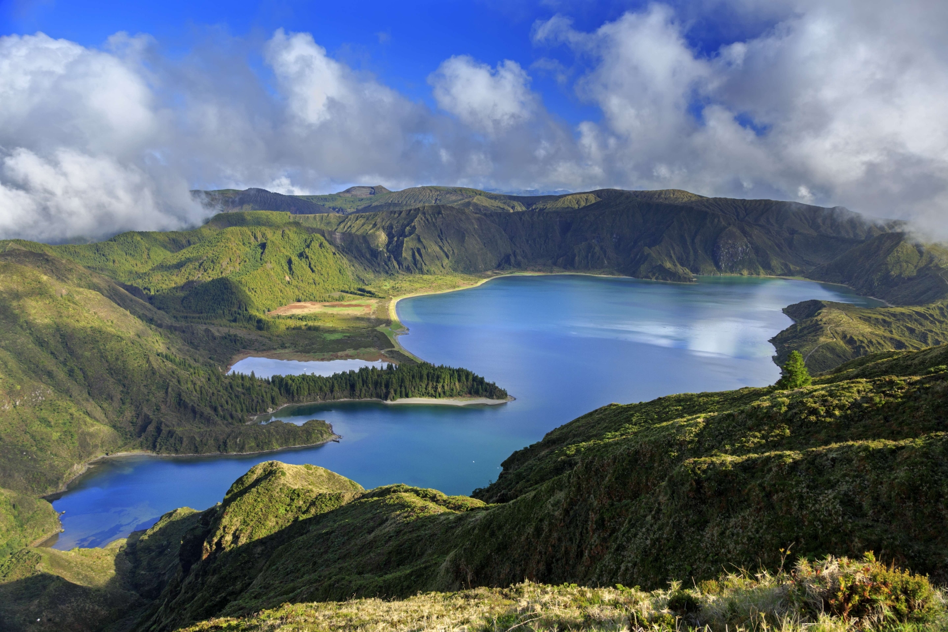 Panorama sur le cratère de Sete Cidades