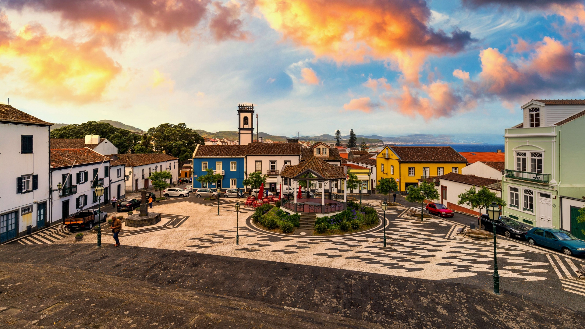 Ribeira Grande sur l'île de SaoMiguel aux Açores
