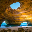 Grotte Benagil dans l'Algarve au Portugal